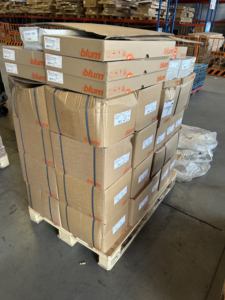 Cadre de porte en aluminium 71T950A Blu m avec agate noire et ressort, compatible avec la charnière BLUMOTION Blu m 95 degrés - Product Image 5