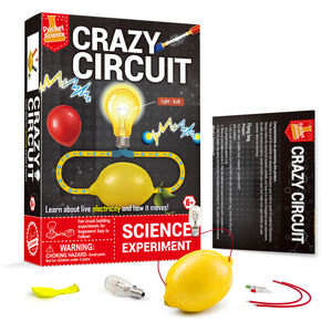 Kit d'expérimentation scientifique électrique STEM pour enfants jouet éducatif Kit scientifique de circuit fou pour jouets pour enfants - Product Image 1