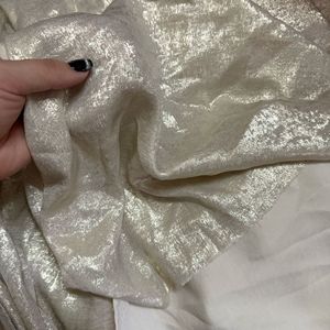Tela Brocada con Estampado Dorado en Terciopelo, 100% Poliéster, Resistente a la Abrasión, Peso Medio, con Brillo Dorado y Plateado, <span class=keywords><strong>para</strong></span> Vestidos de Fiesta, Estilo Europeo - Product Image 4