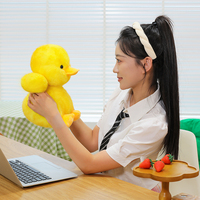 Jouet en peluche canard jaune mignon de 25/30 cm, animal en peluche doux pour la décoration de la maison et cadeau