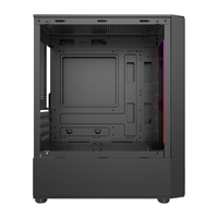 Spcc Steel Micro ATX Gaming Computer Game Chassis PC Mid Tower Case with Side Panel Window Optional RGB Strip Private Mold