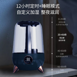 Smart <b>Humidifier</b> 2.6-4.0L Large Display Home Use With Auto Mode And Silver Ion Purification - Product Image 3