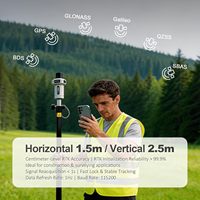 Équipement de levé GNSS RTK SMA25R, Récepteur GPS portable Android pour positionnement, Logiciel de connexion CORS, Précision 10 cm, Garantie 1 an