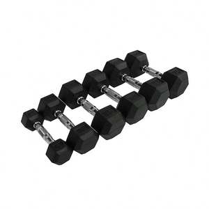 دمبلز مخصص 50 أوزان معدات رياضية للياقة البدنية دمبلز عرافة للوزن للصالة الرياضية دمبلز مطاطي للجانسة - Product Image 3