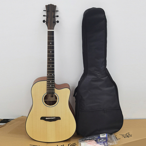 Guitarra Acústica de 6 Cuerdas con Tapa de Abeto, Fondo y Lados de Caoba, Diapasón de Palisandro, Acabado Barnizado, Ideal para Principiantes - Product Image 4