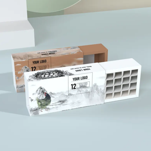 Carton à œufs en papier kraft écologique avec plateau, taille personnalisée, emballage <span class=keywords><strong>alimentaire</strong></span> - Product Image 4