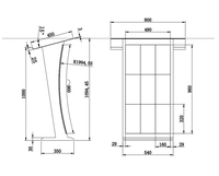 P1.25 Smart LED Lectern Display Fine Pitch Digital Podium untuk Ibadah Gereja, Konferensi, dan Pidato Publik
