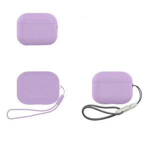 สำหรับ <span class=keywords><strong>airpods</strong></span> Pro <span class=keywords><strong>เคส</strong></span>ป้องกันพร้อมสายคล้อง<span class=keywords><strong>เคส</strong></span>ซิลิโคนนิ่มเคสหูฟังไร้สายสำหรับ <span class=keywords><strong>airpods</strong></span> Pro 2 - Product Image 1