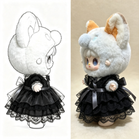 Poupée en peluche Sweet Lolita, jouet en peluche à habiller, figurine de dessin animé personnalisée, conception OEM et sur mesure disponible