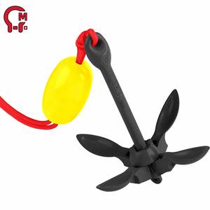 Ancre pliante HLM Marine Hardware en acier inoxydable 316, compacte et portable pour yacht, <span class=keywords><strong>bateau</strong></span>, rangement - Product Image 5