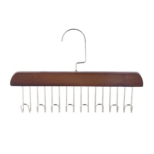 Colgador de madera multifuncional con 8 ganchos para sujetadores y camisolas, organizador de almacenamiento - Product Image 5
