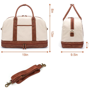 Bolsa de Viaje de Lona para Mujer, Bolsa Deportiva para Natación, Bolsa de Fitness, Bolsa de Viaje de Fin de Semana, Bolsa de Compras con Logotipo Personalizado - Product Image 4