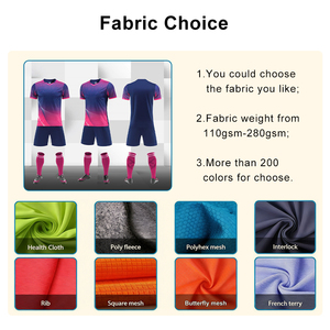 Maillots de football pour hommes de haute qualité en gros, respirants, à séchage rapide, manches courtes, ensembles de clubs de football, vêtements de sport d'été - Product Image 4