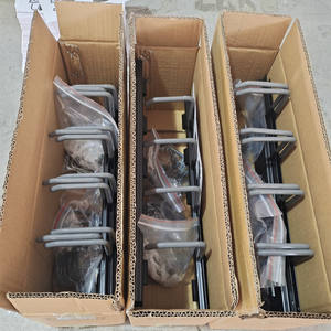 강철 조정 가능한 벽 마운트 차고 주최자 정원 도구 걸이 저장 시스템 분말 코팅 비 접이식 랙 - Product Image 4