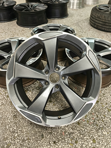 Cerchio in Lega Forgiato Argento a 5 Razze 18-19 Pollici 5X120 Universale per Auto Sportive Muscle Car EcoBoost GT Chevy Camaro LT SS - Product Image 4