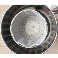 Pengering sayur, Salad buah sayur Stainless Steel pengering buah dehidrator Spinner Salad