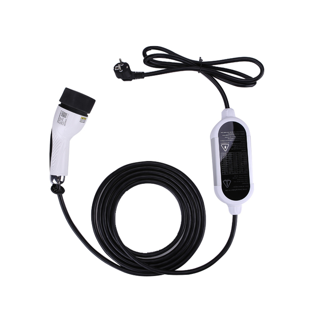 European 3.6KW AC EV Portable Charger IP65 Report Current Adjustable 1phase 8A 10A 13A 16A Type1Electric Car EV Charging Station