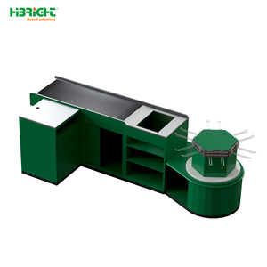 Highbright Modern Cashier <b>Counter</b> without Conveyor Belt for Supermarket & Retail Stores - Product Image 2