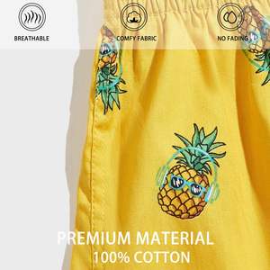 Vente chaude Hommes Boxers Premium 100% Coton Doux Lâche <span class=keywords><strong>Pyjama</strong></span> Plaid Sommeil Shorts Mâle Jambe Courte Drôle Boxers - Product Image 5