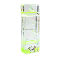 Minuteur liquide personnalisé en forme de diamant avec paillettes, fabriqué à Shenzhen, pour bébé, vente en gros