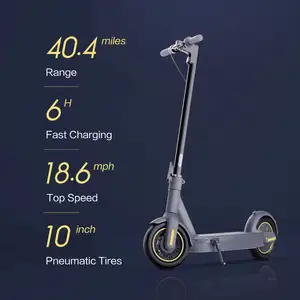 Originele Ninebot Max G30P China Elektrische Scooter Volwassen Twee Wiel Off Road Elektrische Scootmobiel 30 Km/h 350W E-Scooter