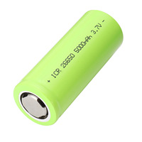 Hly baterai isi ulang silinder 26650 5000mah Li-ion baterai 26650 baterai 5000mah untuk Senter LED