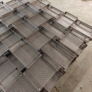 ถาดสเตนเลสมีรูพรุนใช้สำหรับอบแห้งและอบ304เชื่อมด้วยมือ316ทนทาน - Product Image 5