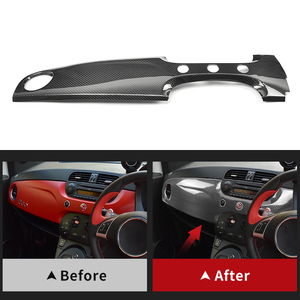 Fibra de carbono ES, los lados izquierdo y derecho del panel de instrumentos (unidad derecha) para accesorios interiores Fiat 595 Abarth - Product Image 4