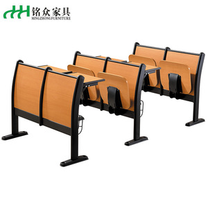 เก้าอี้เรียงแถว MG-P190 ของ MINGZHONGFURNITURE ม้านั่งไม้สำหรับห้องบรรยายโรงเรียน - Product Image 1