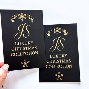 Cartes en papier noir <span class=keywords><strong>de</strong></span> luxe personnalisées avec logo, épaisseur personnalisée, estampées à l'or, <span class=keywords><strong>carte</strong></span> postale, <span class=keywords><strong>carte</strong></span> <span class=keywords><strong>de</strong></span> remerciement pour les petites entreprises - Product Image 3