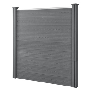 Recinzione in Composito Legno-Plastica dal Design Moderno per Canada e USA, Resistente alle Intemperie, Set Completo di Cancelli per <span class=keywords><strong>Privacy</strong></span> in Giardino, Recinzione WPC - Product Image 4