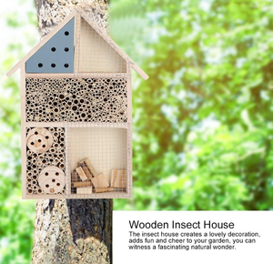 กล่องไม้เลี้ยงผึ้งสำหรับตกแต่งสวนที่พักพิงในห้องพักโรงแรมที่พักพิงที่ออกแบบได้ตามต้องการ - Product Image 2