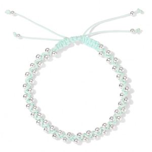 Dylam Dainty <b>Adjustable</b> Rope Beaded Chain Bangles & <b>Bracelets</b> Unique 925 Sterling Silver Beads <b>Bracelet</b> for Daily Life - Product Image 1