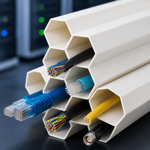 Tubo a Nido d'Ape in PVC Bianco di Alta Qualità a <span class=keywords><strong>7</strong></span> Fori per Protezione Cavi di Telecomunicazione OEM ODM - Product Image 2