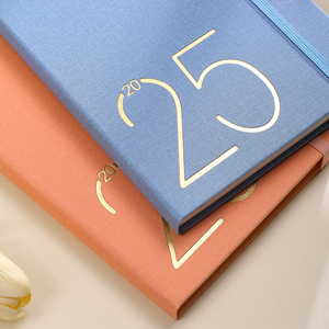 <span class=keywords><strong>2025</strong></span> biểu tượng tùy chỉnh vải bìa cứng A5 Nhật Ký Tạp Chí agendas giấy máy tính xách tay - Product Image 4