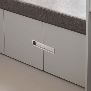 ที่จับแบบซ่อนรูปทรงตัวยูติดตั้งในแนวนอนและแนวตั้งสำหรับตู้เสื้อผ้าลิ้นชักและตู้อุปกรณ์ตู้เสื้อผ้า - Product Image 5