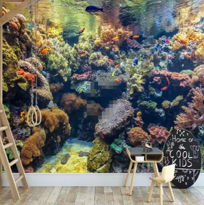 <span class=keywords><strong>Papier</strong></span> <span class=keywords><strong>peint</strong></span> de chambre Coral <span class=keywords><strong>Aquarium</strong></span> Mural Tropical Fish Sea View - Product Image 3