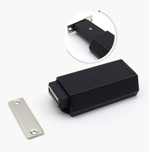 Commutateur à pression magnétique en plastique robuste pour meubles, type bouton-poussoir invisible, pour rebond de porte - Product Image 4