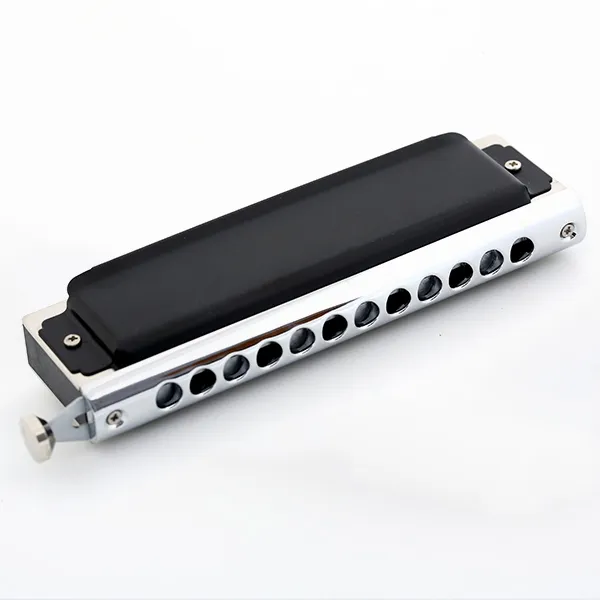 high-grade 12 holes harmonica chromatic scale recommendation black harmonica