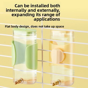 Parrot Flint Kettle Dispenser Air Otomatis Kapasitas Besar untuk Burung <span class=keywords><strong>Cockatiel</strong></span> Chinchilla - Product Image 2