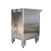 Four à convection électrique commercial en acier inoxydable à circulation d'air chaud, four rotatif à plateaux pour boulangerie, cuisson du pain, des pizzas et des pâtisseries