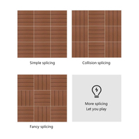 La tuile de terrasse en bois réglable prend en charge le piédestal de plancher en plastique de bois extérieur imperméable avec le système augmenté de poutrelle