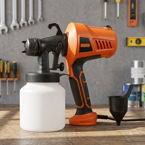 Pistolet de peinture électrique haute pression sans air STELLAR PATH, coloré, moyen, avec contrôle de débit réglable, 800 ml - Product Image 3