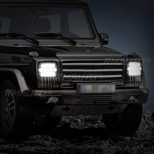 Phares LED 5x7 7x6 5000K-6000K Blanc 15 LED Étanche IP67 Faisceau Scellé LED Haute et Basse Intensité pour Jeep Wrangler - Product Image 2