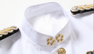 Uniformes <span class=keywords><strong>de</strong></span> <span class=keywords><strong>sécurité</strong></span> blancs pour agents <span class=keywords><strong>de</strong></span> bureau avec accessoires, nouveau design pour commerçants et officiers en promotion - Product Image 6