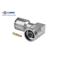 Cable Coaxial en Ángulo Recto con Conector N Macho y LMR400 RF UHF para una Comunicación RF Conveniente