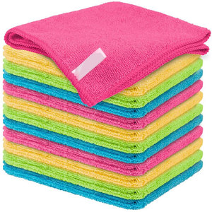 Toallas gruesas de <span class=keywords><strong>microfibra</strong></span> personalizadas multiusos paños de limpieza del coche absorbentes y de <span class=keywords><strong>secado</strong></span> rápido - Product Image 1