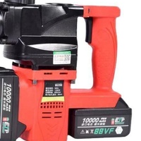 Marteau perforateur électrique portatif de qualité industrielle NEOBRISKEN 3800W, double batterie, multifonctionnel, sans fil