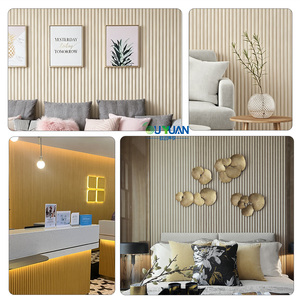 Paneles Acústicos Semicirculares <span class=keywords><strong>de</strong></span> PVC con Chapa <span class=keywords><strong>de</strong></span> Madera Flexible, Tipo MDF, para Sala <span class=keywords><strong>de</strong></span> Estar y Dormitorio <span class=keywords><strong>de</strong></span> Hotel, Resistentes al Fuego y Ecológicos - Product Image 5