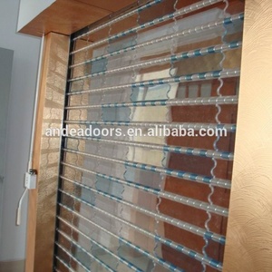 Mạnh mẽ PC pha lê Con lăn màn trập an ninh cổng chống lại kẻ trộm, <span class=keywords><strong>Windproof</strong></span> Con lăn màn trập cửa - Product Image 6